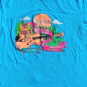 Vtg 1992 Old Time Country Music Festival Shirt L USA